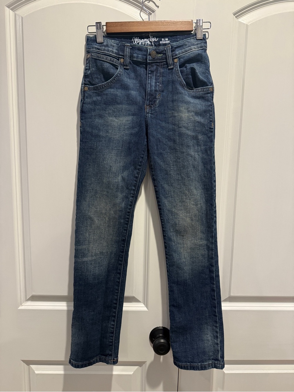 Wrangler Boy’s Blue Slim Straight Jeans